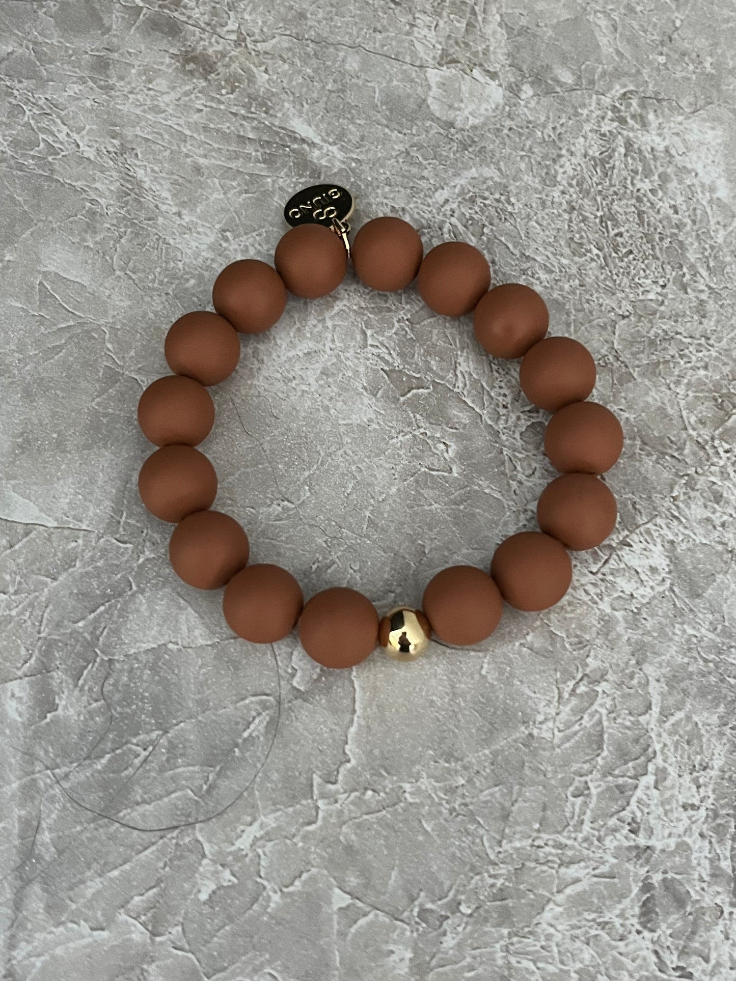 Beads Bracelet | Camel