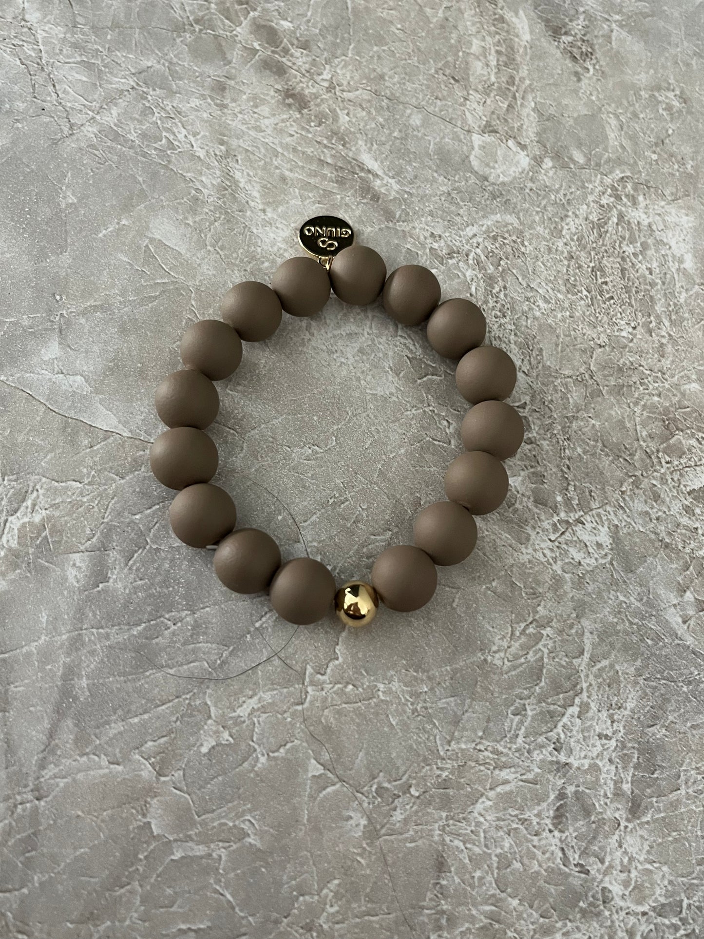 Beads Bracelet | Taupe