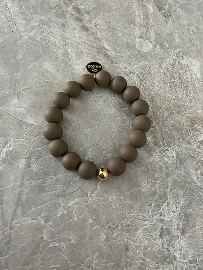 Beads Bracelet | Taupe