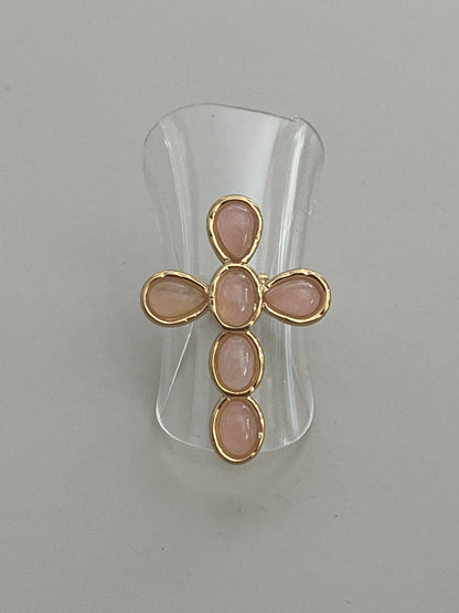 Cross Ring Pink