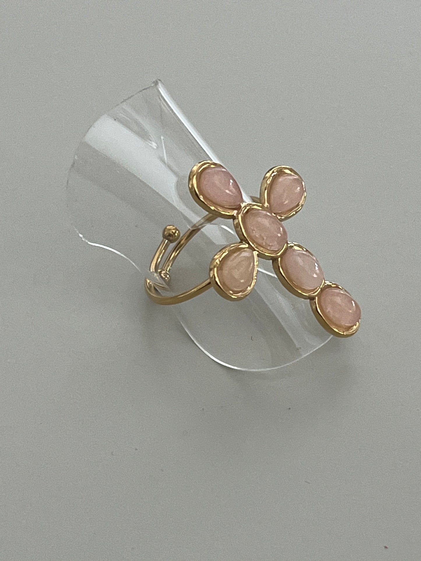 Cross Ring Pink