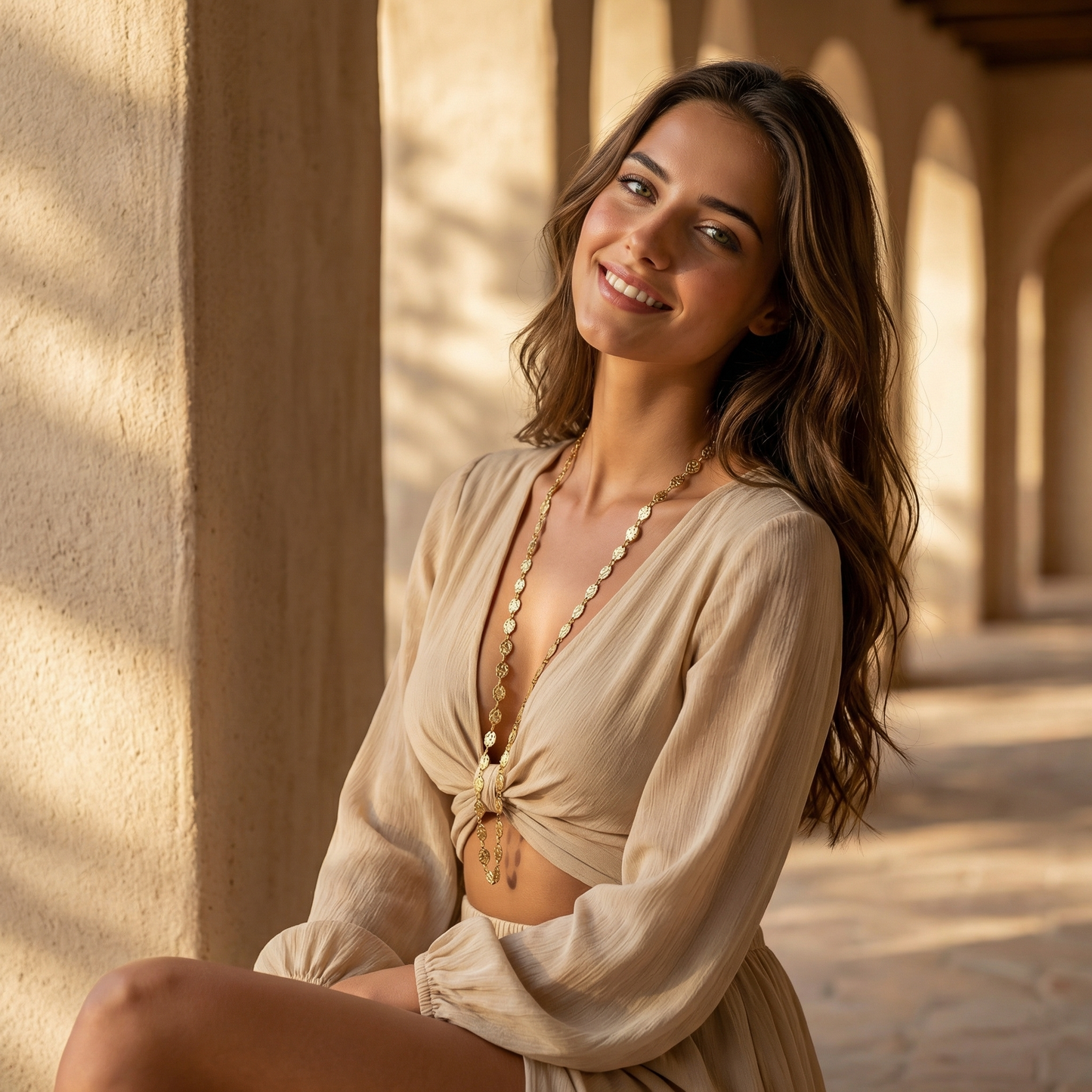 Selina Long Necklace