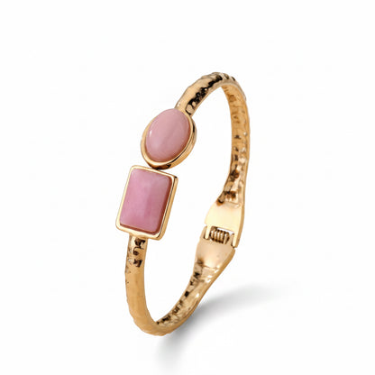 Destiny Stone Bangle | Pink