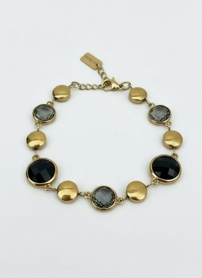 Alina Diamond Bracelet | Black