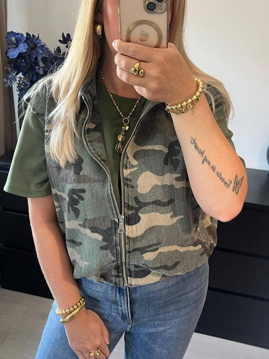 Camouflage Gilet Ambika