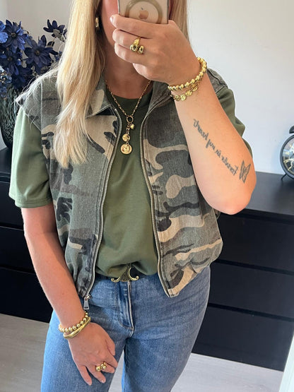 Camouflage Gilet Ambika