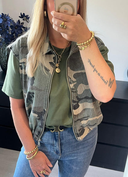 Camouflage Gilet Ambika