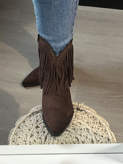 Isabella Boots Suede | Coffee Brown