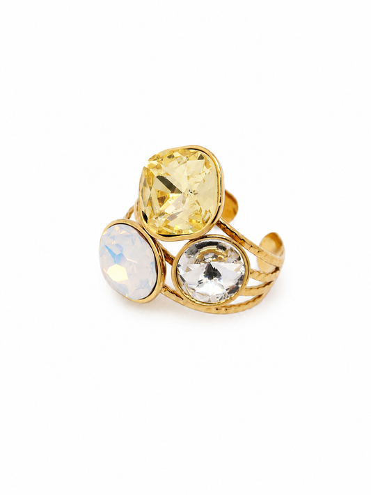 Evita Ring | Geel