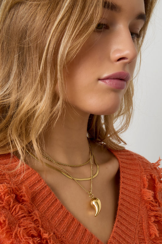 Necklace Drop | Goud