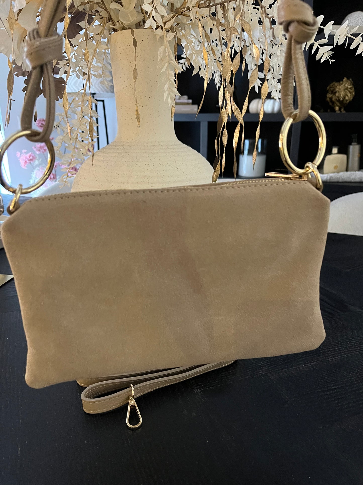 Chiara Studded Bag | Beige