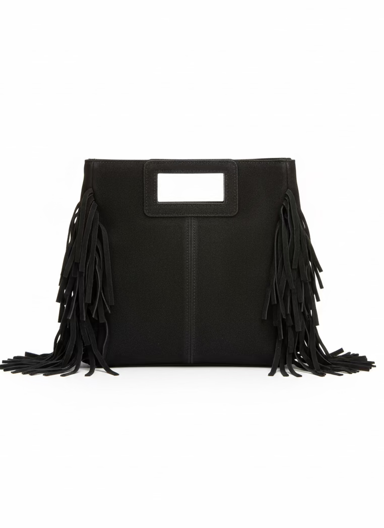 Valentina Fringe Bag | Black