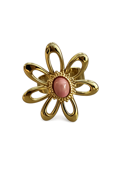 Pink Flower Ring