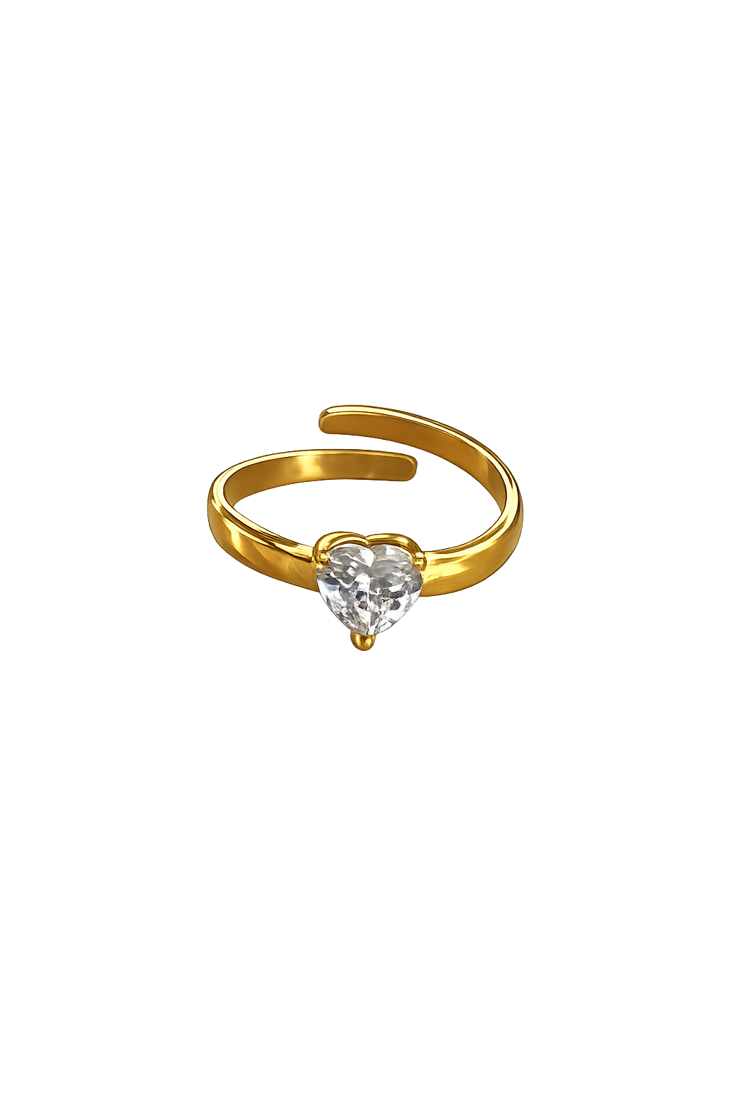 Diamond Heart Ring