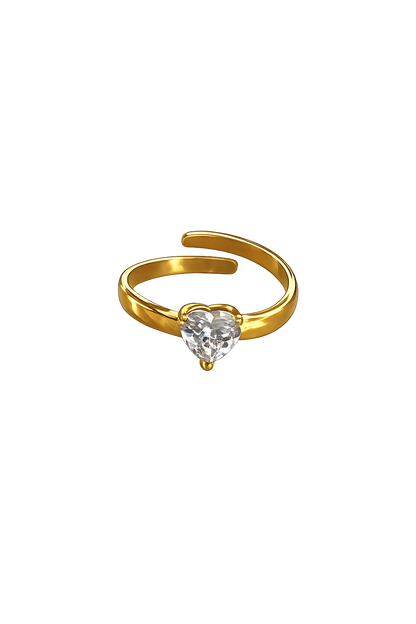 Diamond Heart Ring