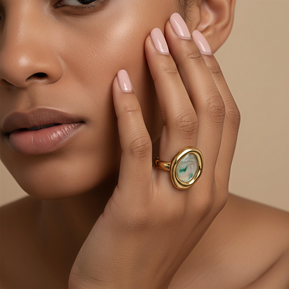 Chaline Ring | Blauw