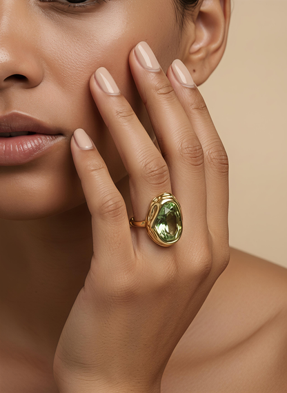 Leya Ring | Groen