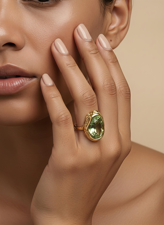Leya Ring | Groen