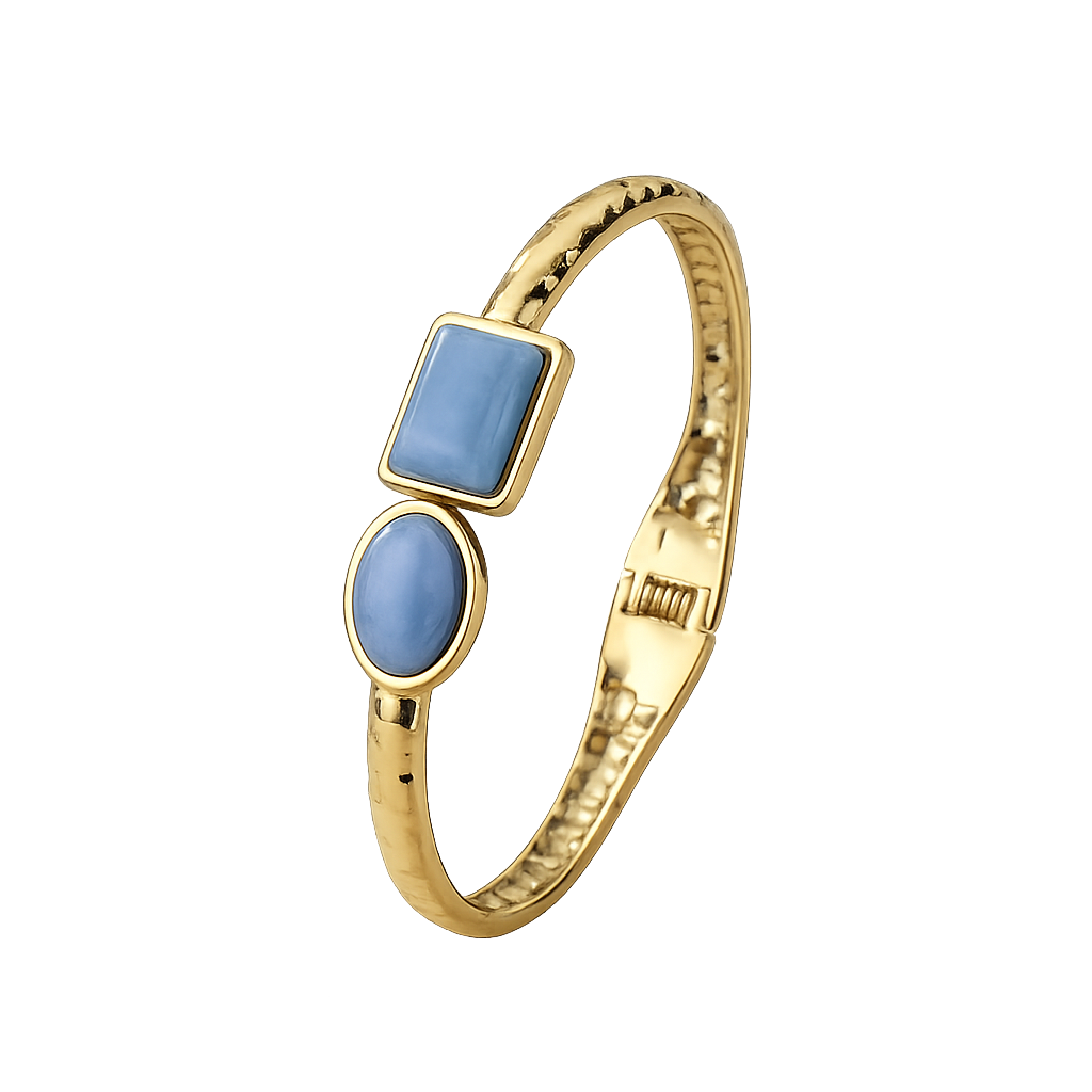Destiny Stone Bangle | Blue
