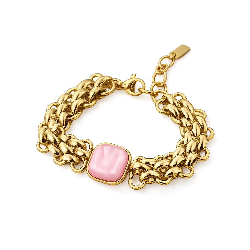 Pink Stone Bracelet
