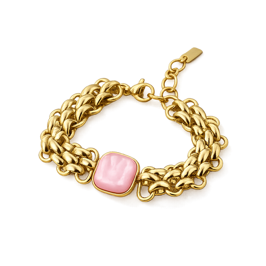 Pink Stone Bracelet