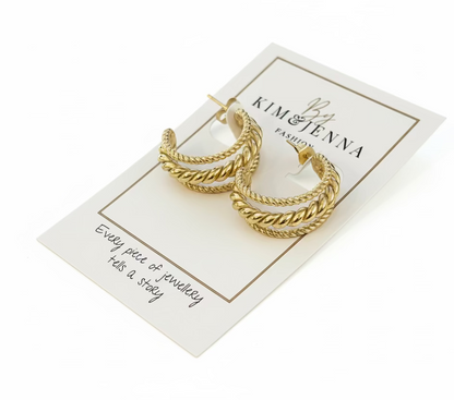 Sally Earrings | Goud