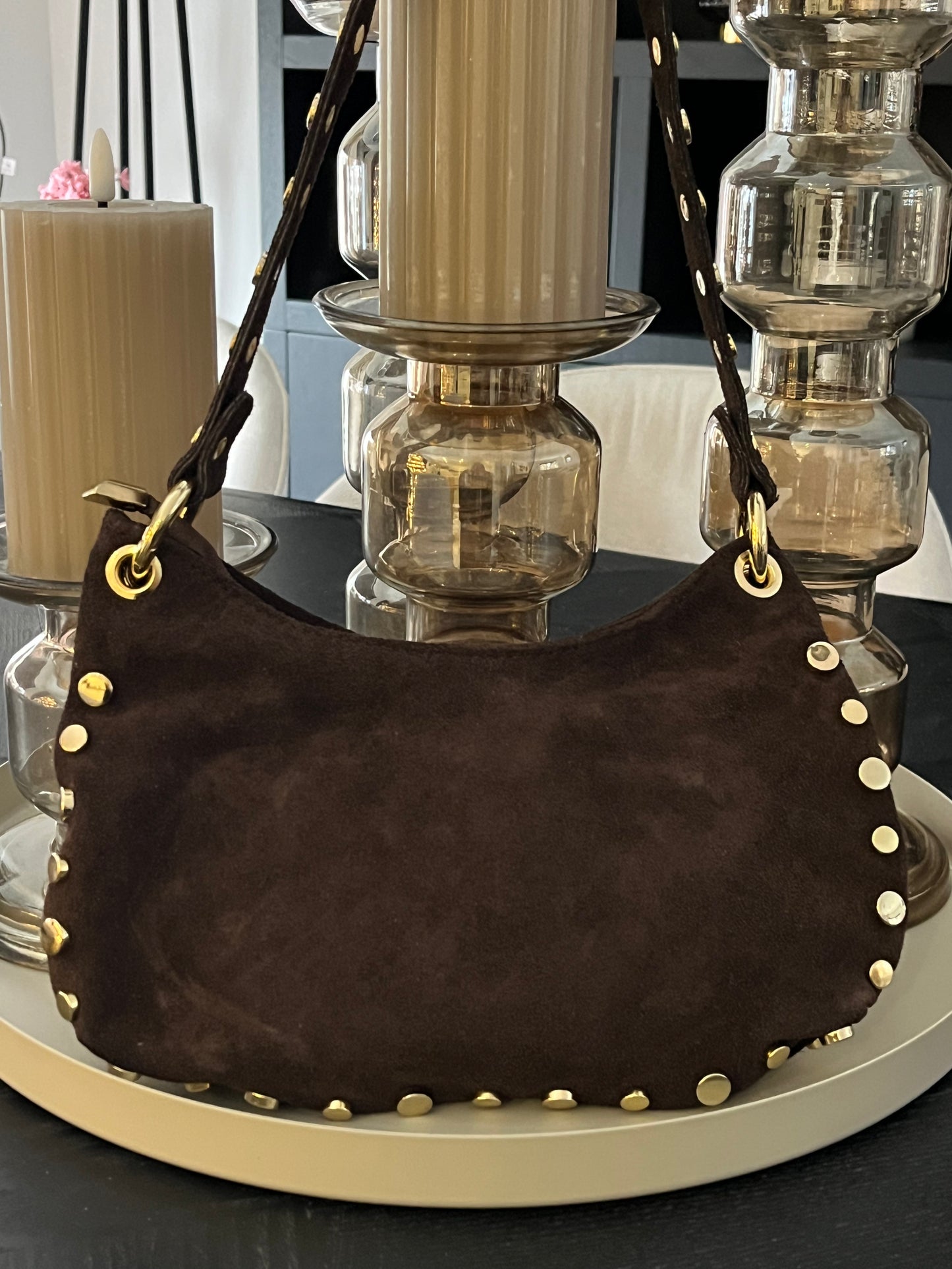 Stacey Bag Suede | Brown