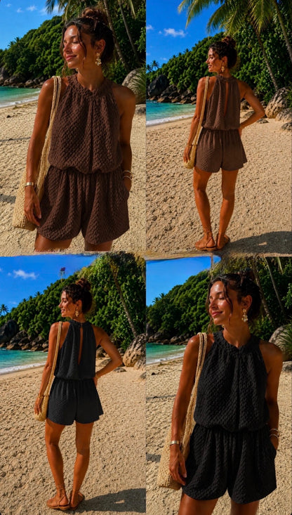 Halter Playsuit Dana | Bruin