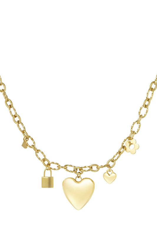 Bedelketting Locked Love