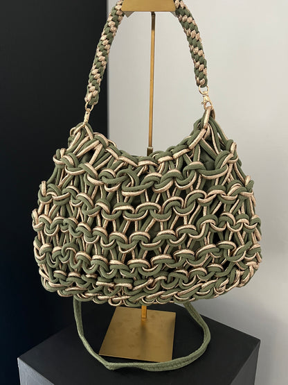 Valentina Bag | Green/Gold