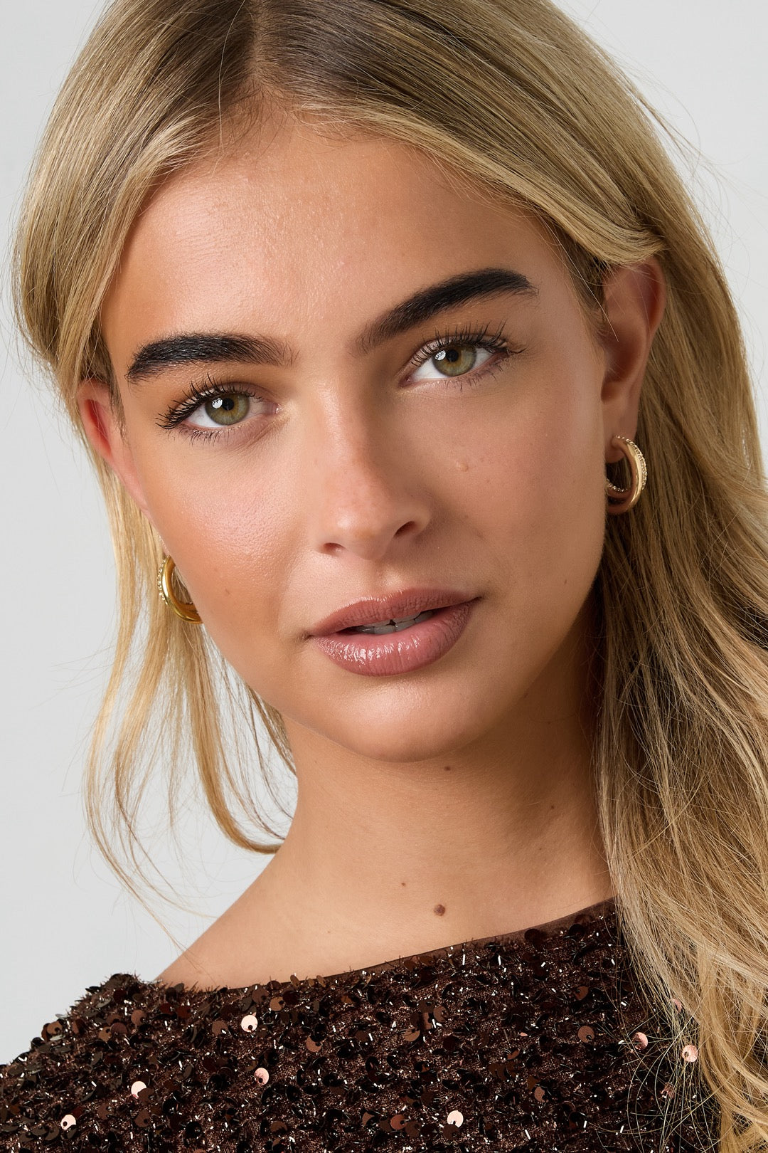 Double Strass Hoops