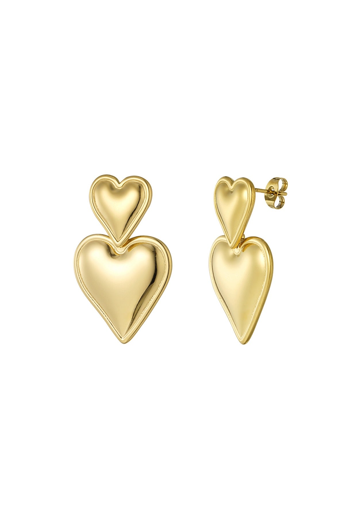 Oorbellen Double Love