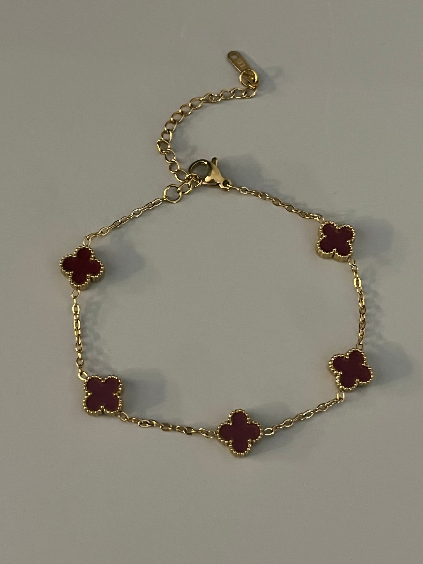 Bracelet Clover Small | Bordeaux