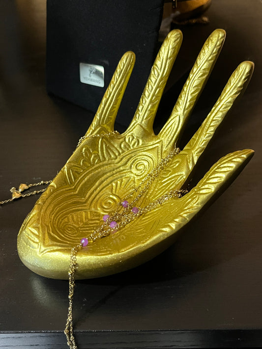 Display Hand Goud