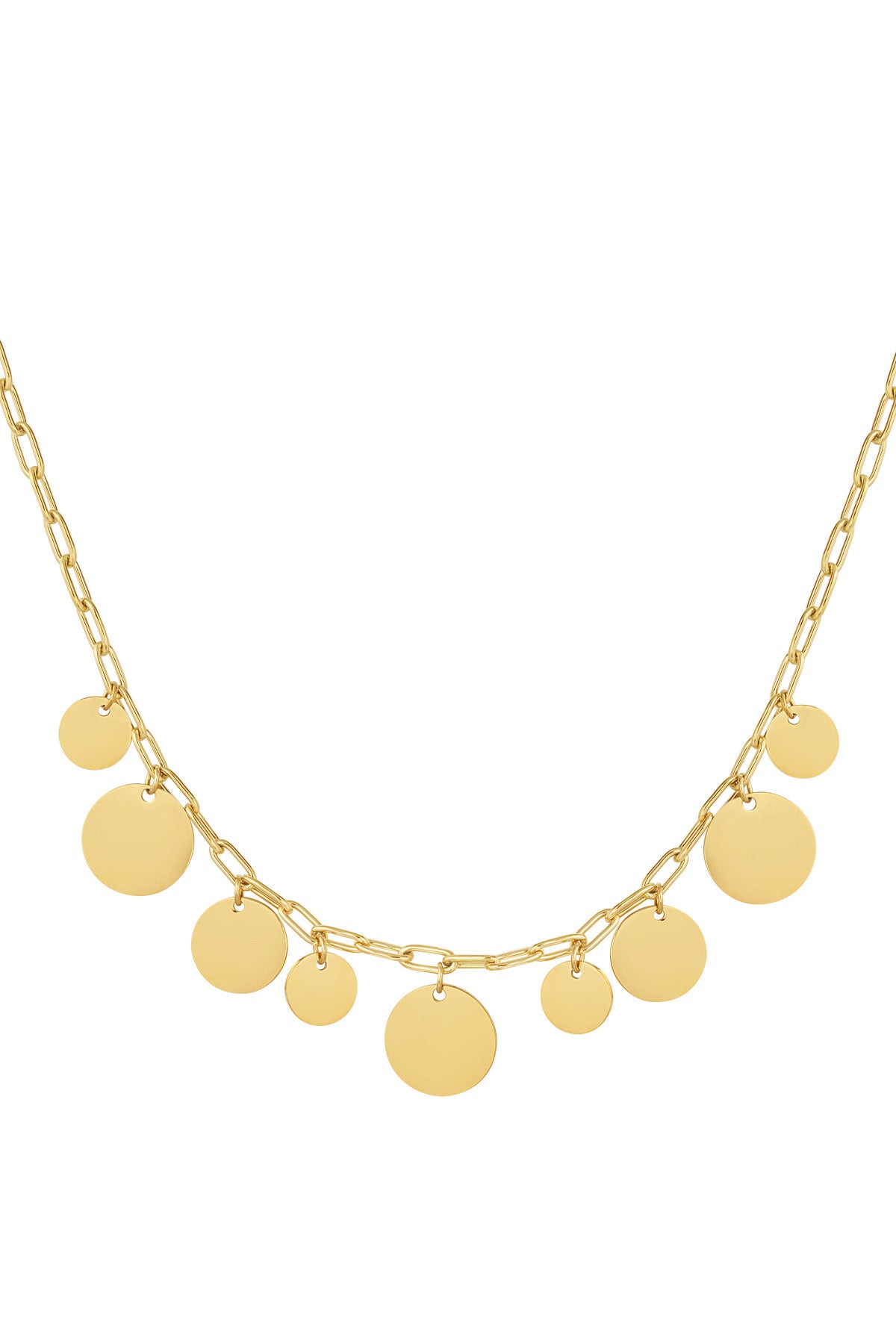 Necklace Rounds | Goud