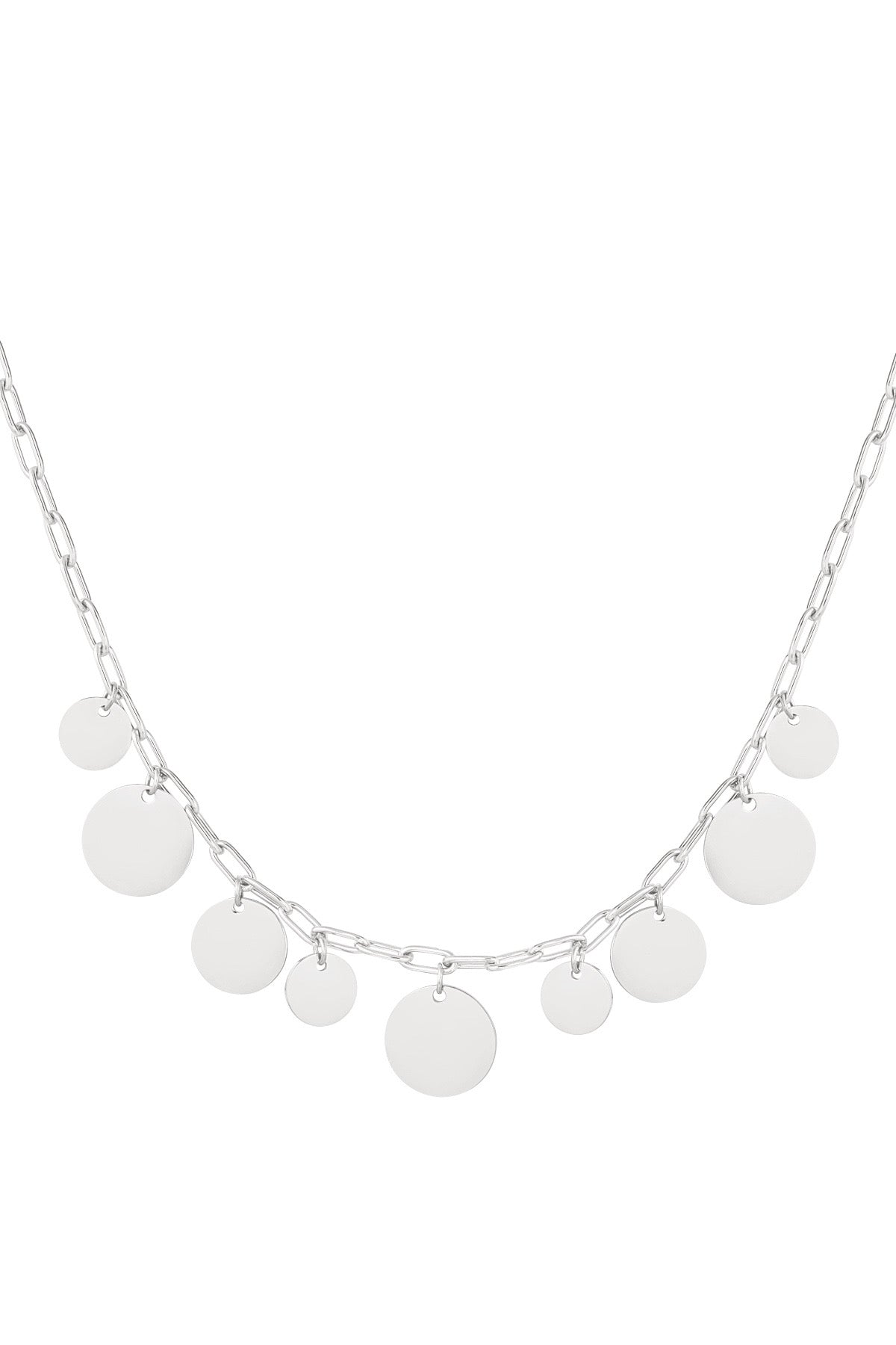 Necklace Rounds | Zilver