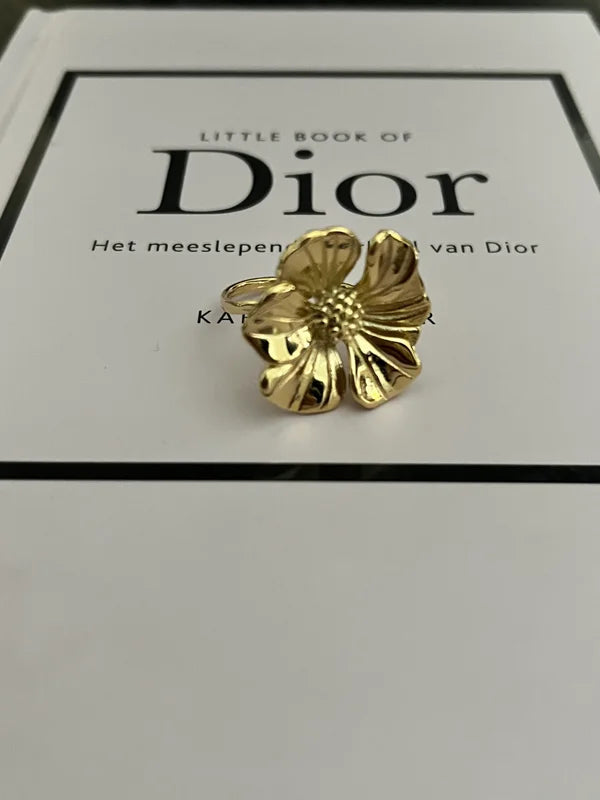 Ring Flower 001 | Goud