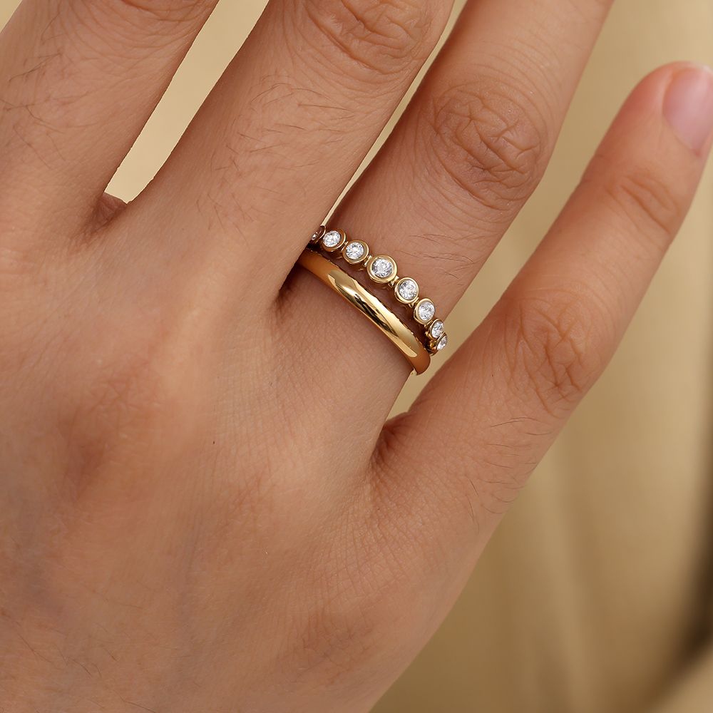 Fancy Diamond Dots Ring