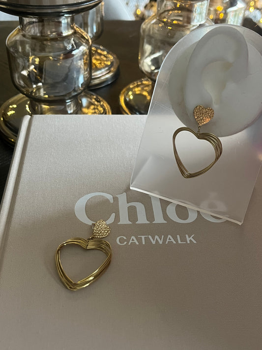 Chloé Heart Earrings