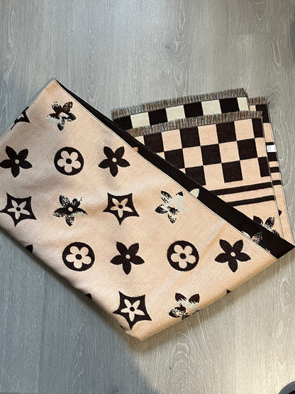 Sjaal Livia | Donkerbruin