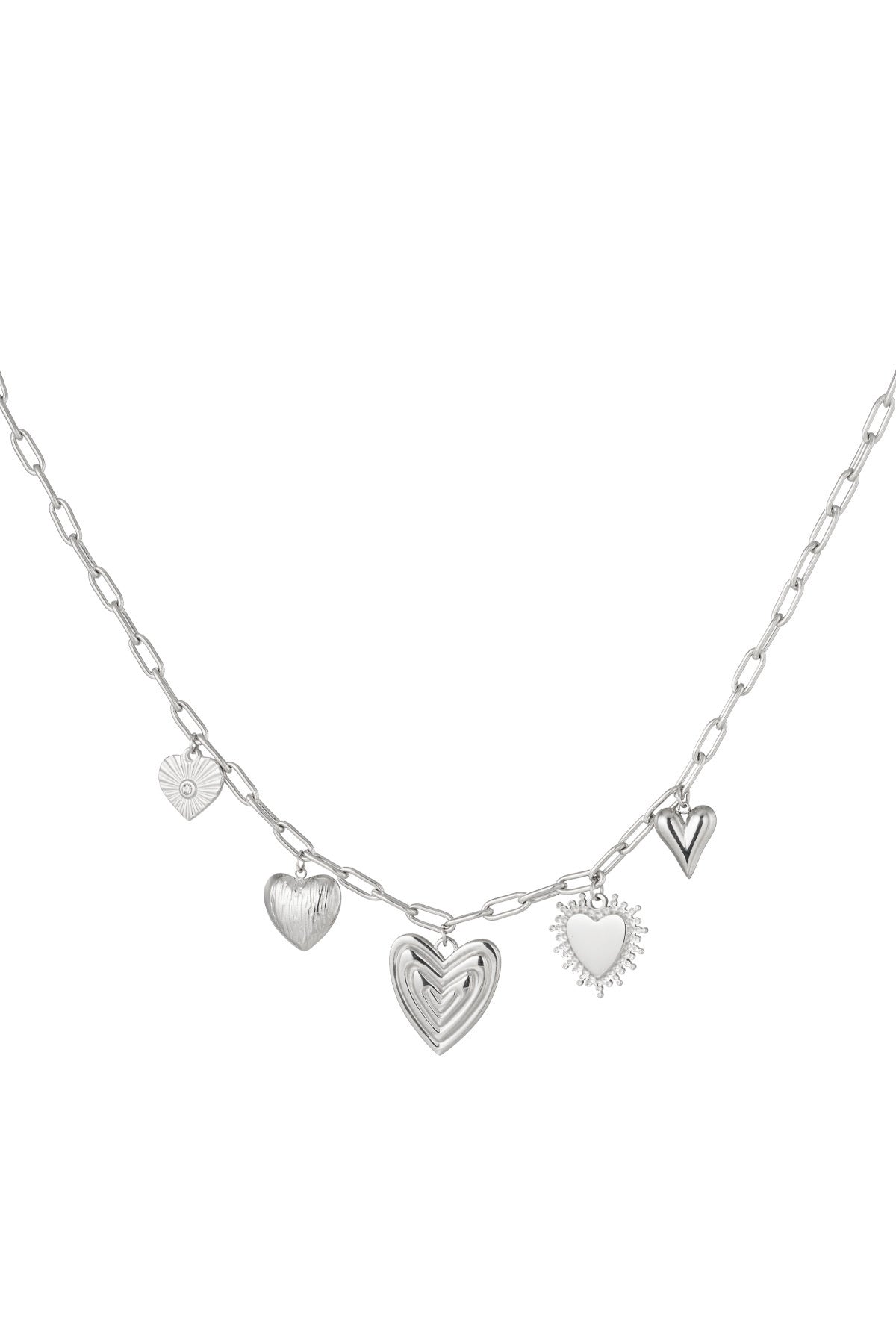 Bedelketting Heart Love | Zilver