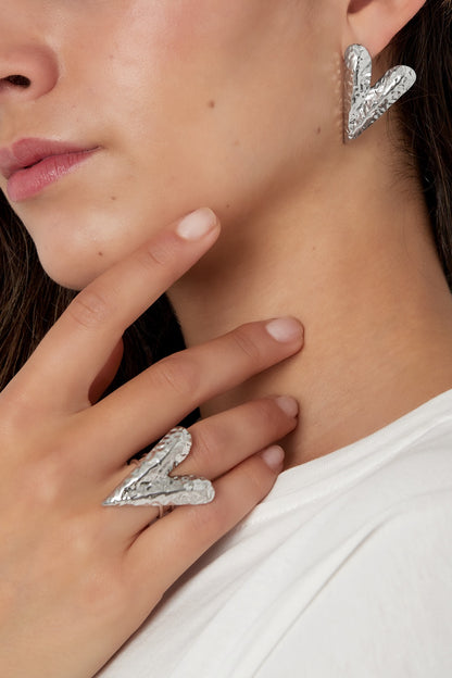 Oorknoppen Love | Goud