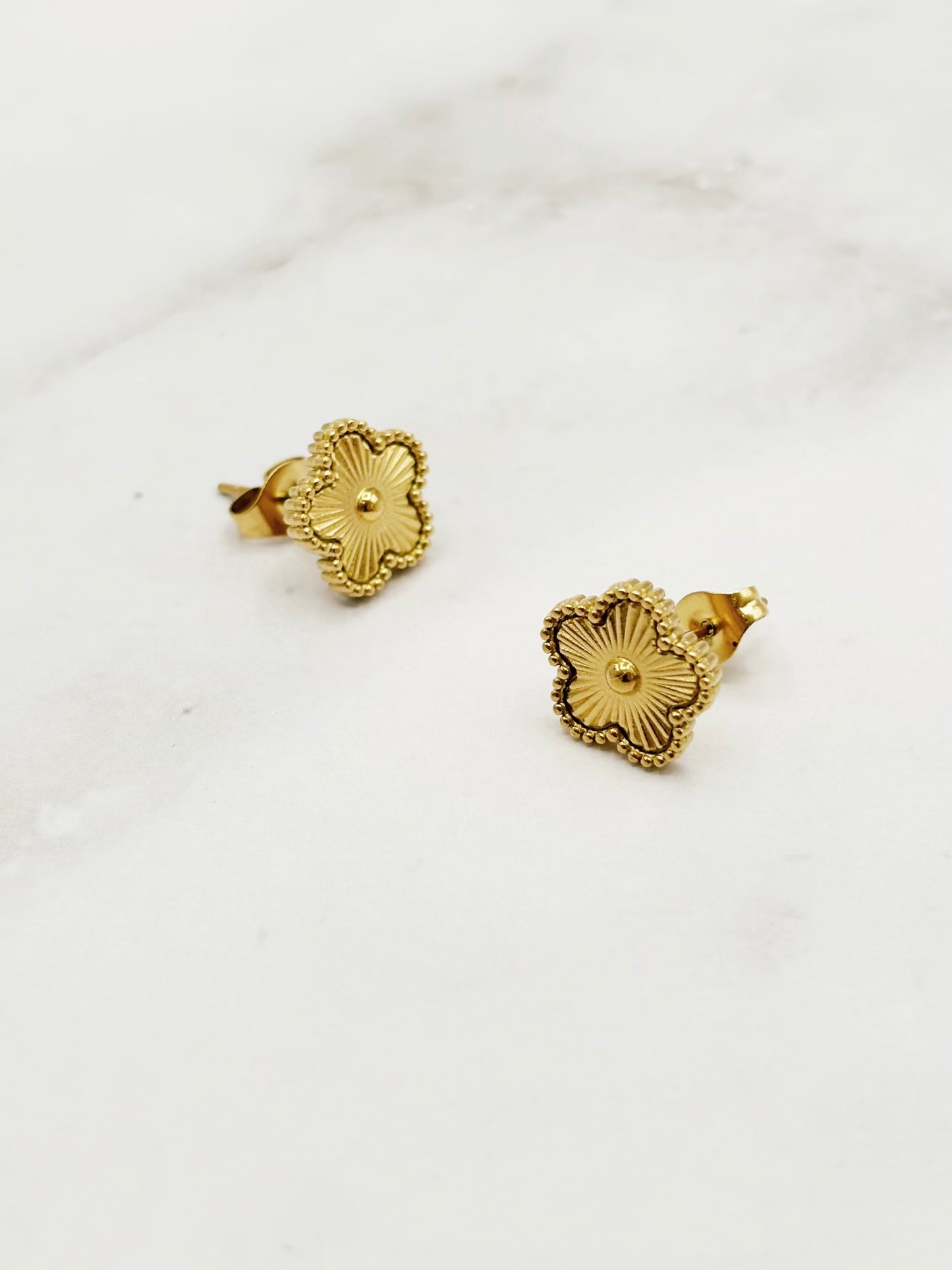 Earrings Gold Flower