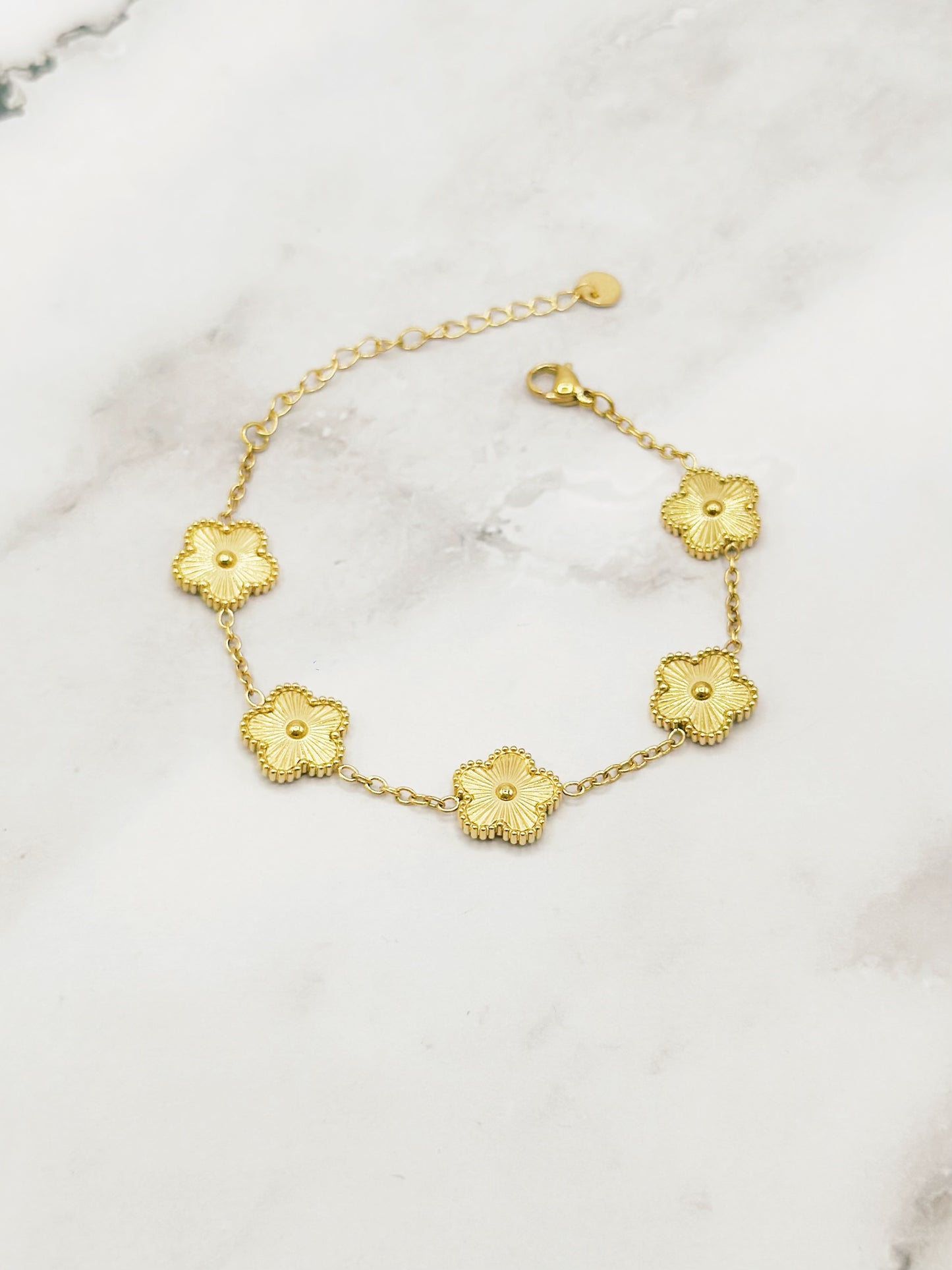 Bracelet Gold Flowers