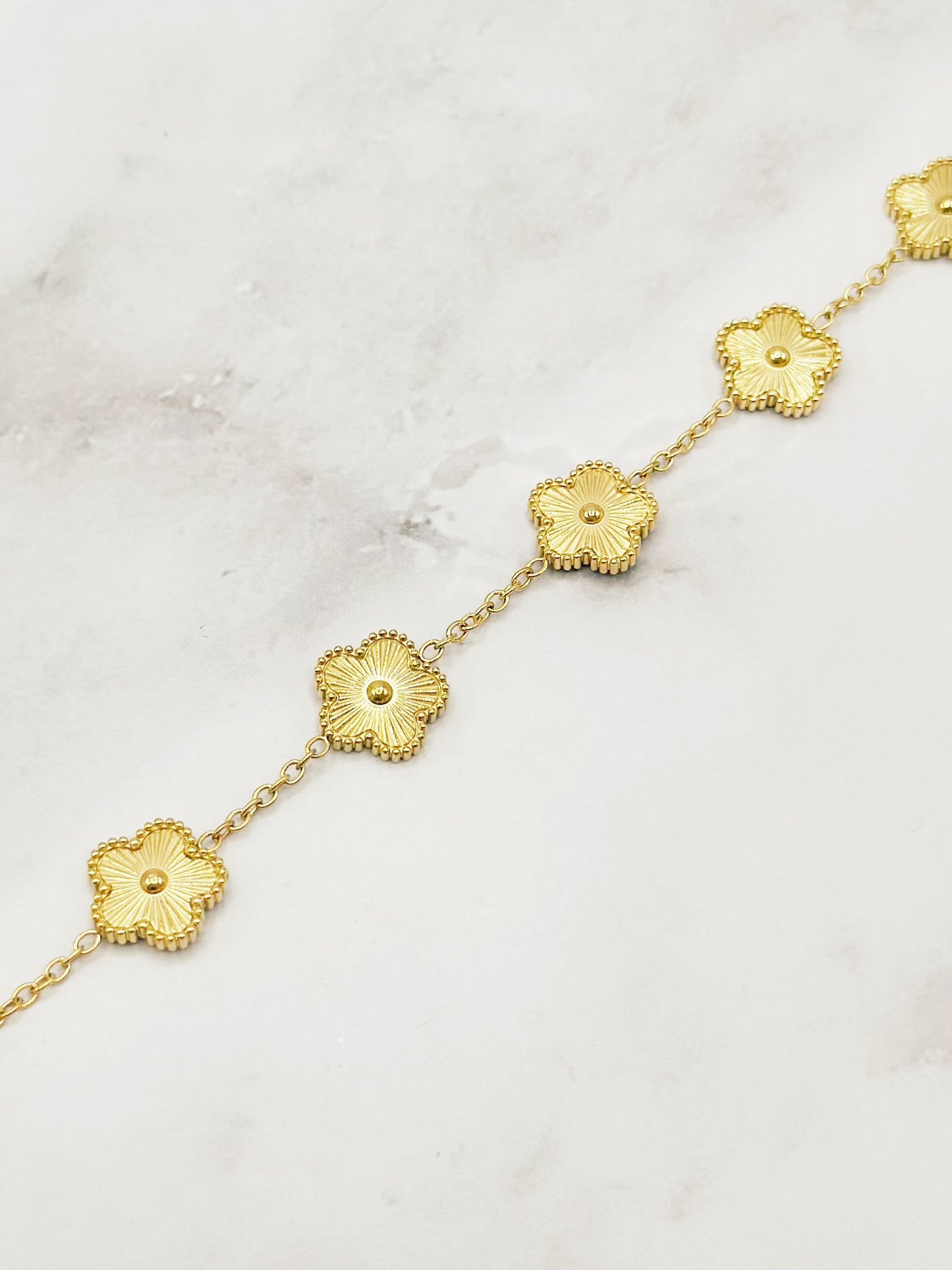 Bracelet Gold Flowers