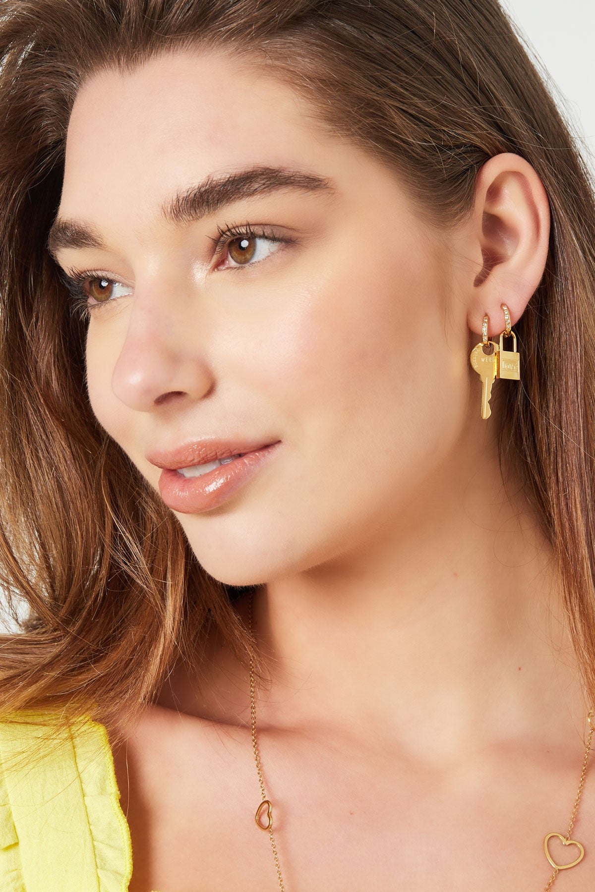 Earrings Key | Zilver