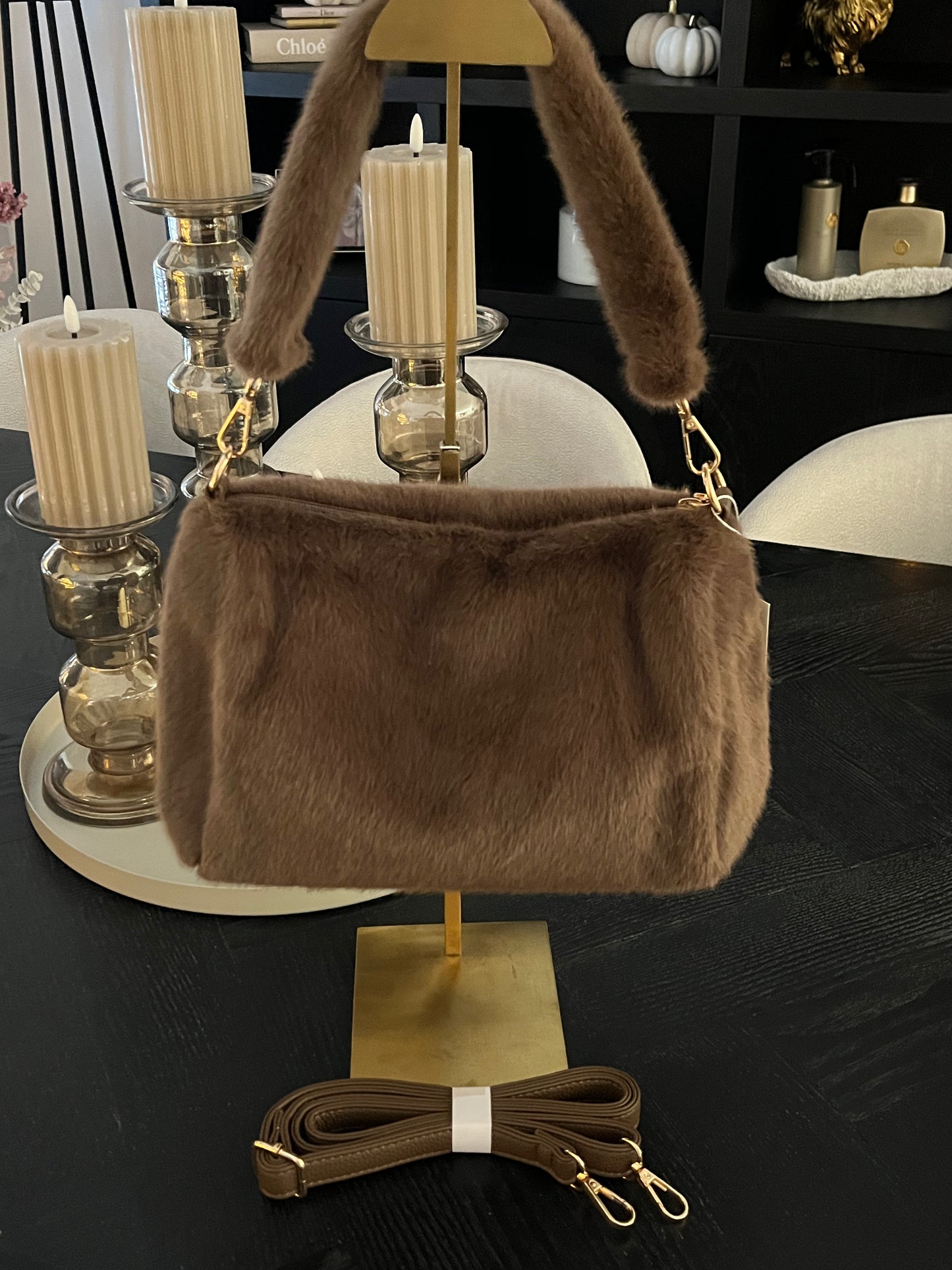 Fluffy Bag Fenna | Bruin