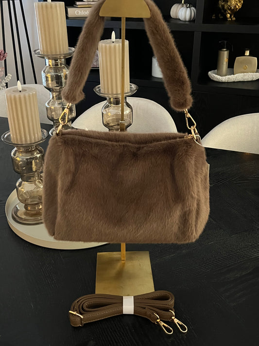 Fluffy Bag Fenna | Bruin
