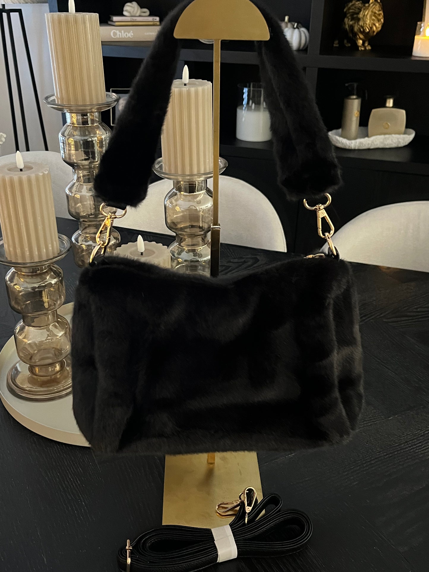 Fluffy Bag Fenna | Black