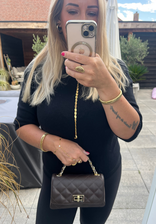 Audrey Bag Small | Donkerbruin